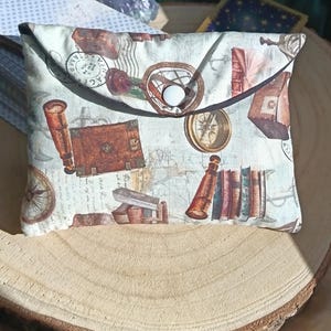 Pochette tarot faite main, sac cartes oracle, rangement cristaux, accessoire spirituel, cadeau femme, couture artisanale France