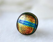 Zeitgenössische Dichroic Glas Männer Tie Tack TC005