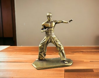 The Dragon's Legacy Handcrafted Bruce Lee Sculpture