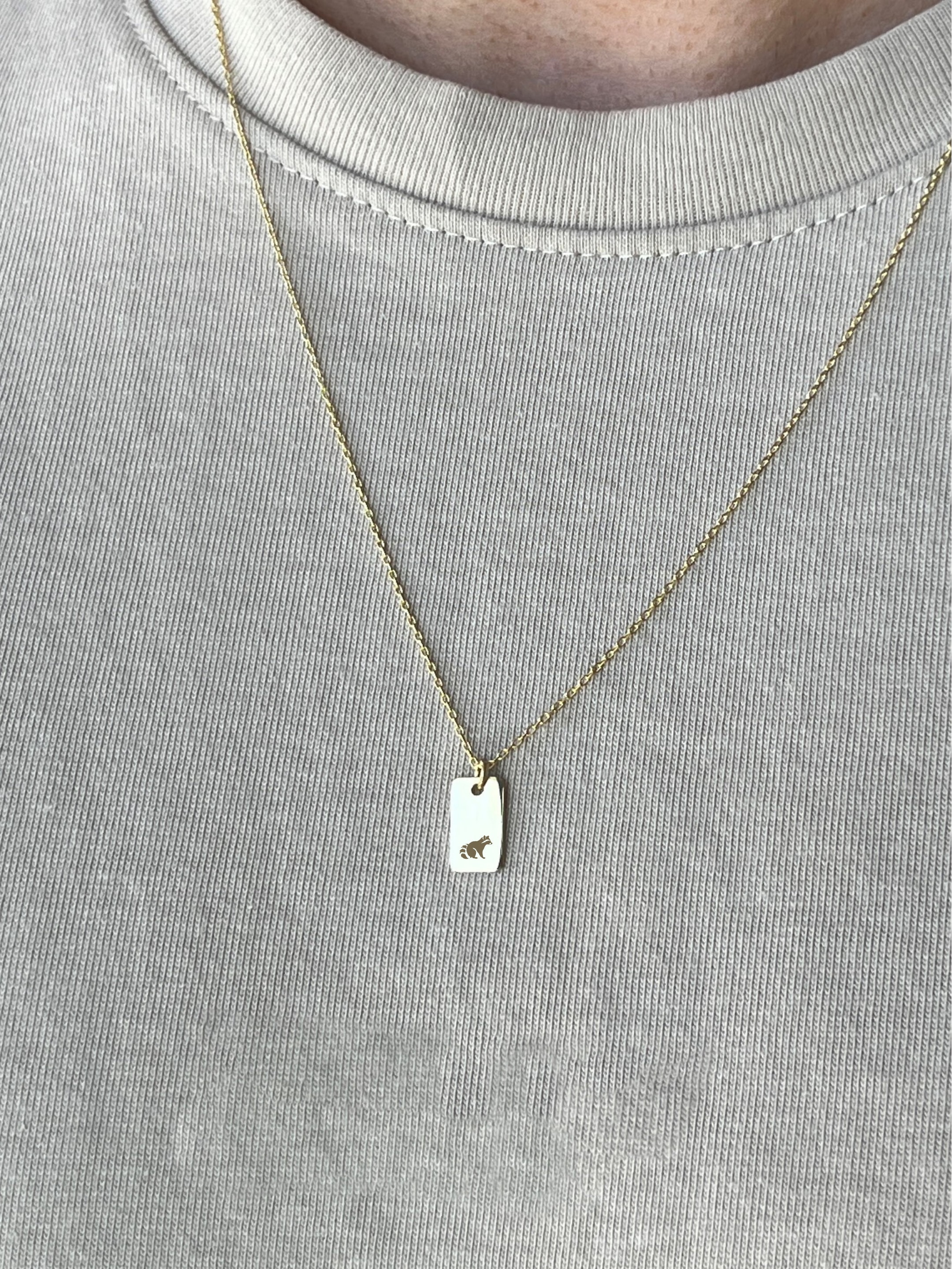 Collana in argento sterling con procione - Italia
