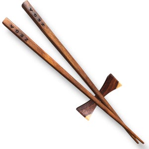 Instook Handcrafted Wooden Chopsticks | Reusable Eco-Friendly Utensils Handmade