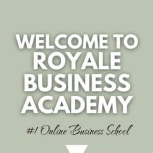 Royale Business ACADEMY RBA-Course | MRR Kurs auf Skool | Business Start Up Plan | Businesskurs | PLR Digital Produkte | Rechte weiterverkaufen