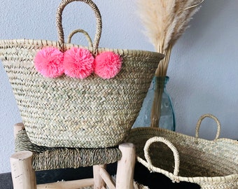 Tote bag, Beach bag, Doum bag, Beach basket