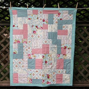 Shabby Chic Country Cottage Quilt by MadeMarion image 1