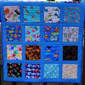 Blue I Spy Quilt by MadeMarion image 2