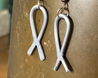 Silver Hammered Wire ICHTHUS EARRINGS Easter Earrings Fish Earrings Religious Jewelry Baptism Gift Confirmation Gift Mother's Day Gift