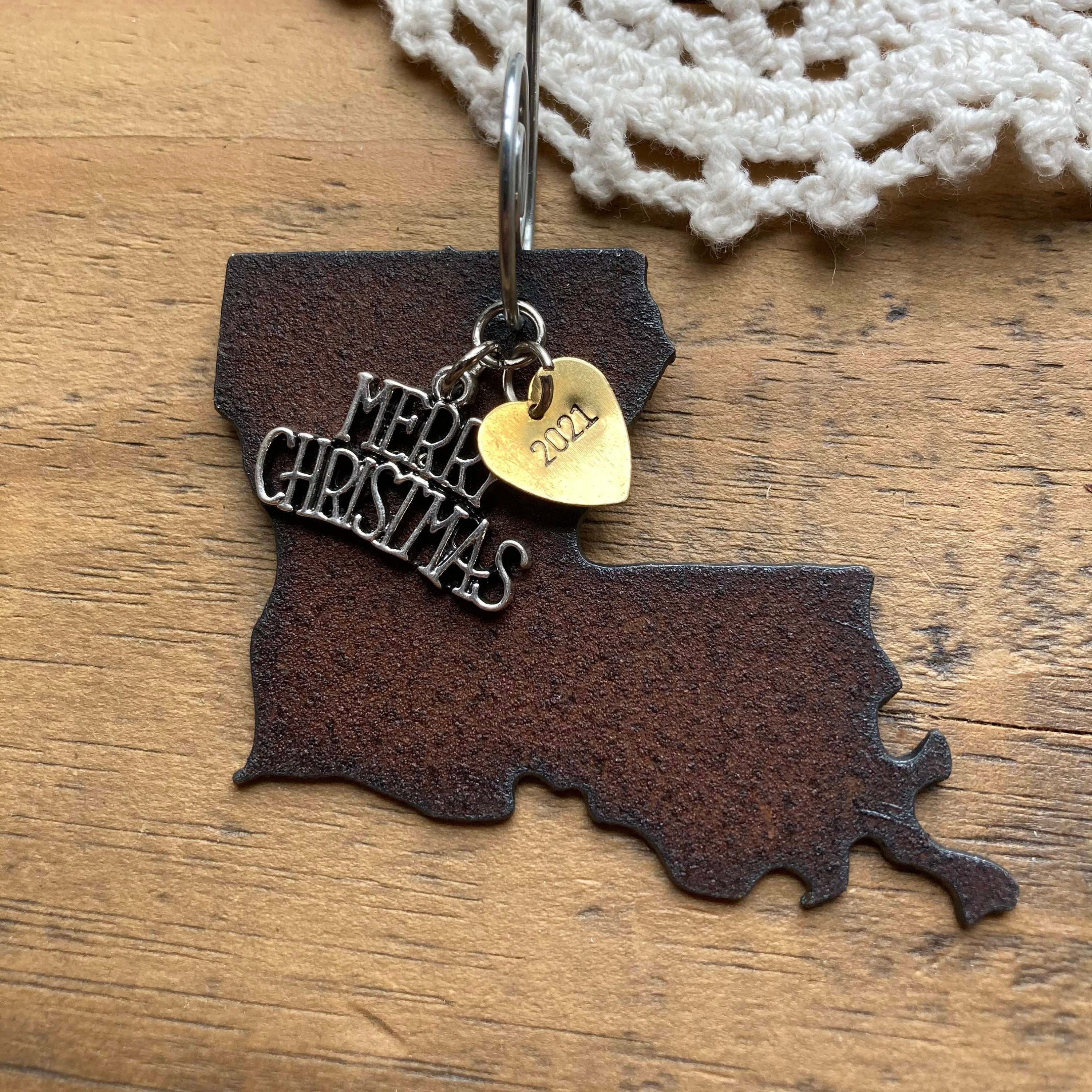 LOUISIANA Christmas Ornament Louisiana Gift or Stocking | Etsy