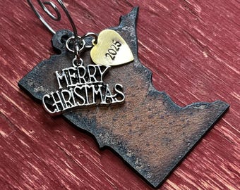 MINNESOTA Christmas Ornament, Dated Personalized Custom Souvenir State Gift, SMALL