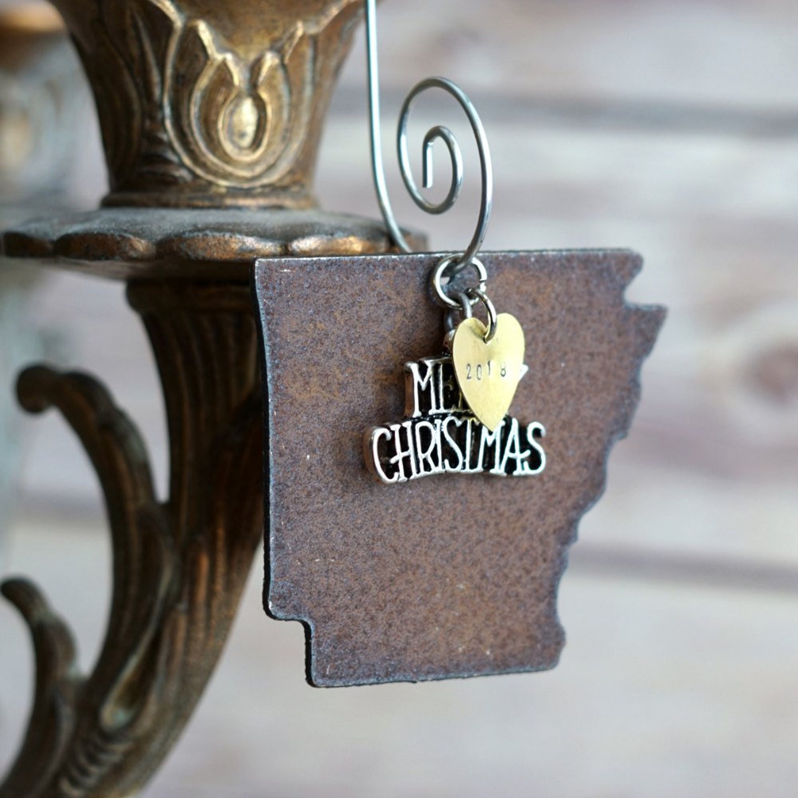 ARKANSAS Christmas Ornament 2 Arkansas Souvenir Etsy