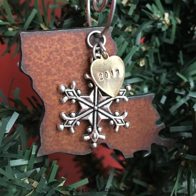 LOUISIANA Christmas Ornament Louisiana Gift or Stocking | Etsy