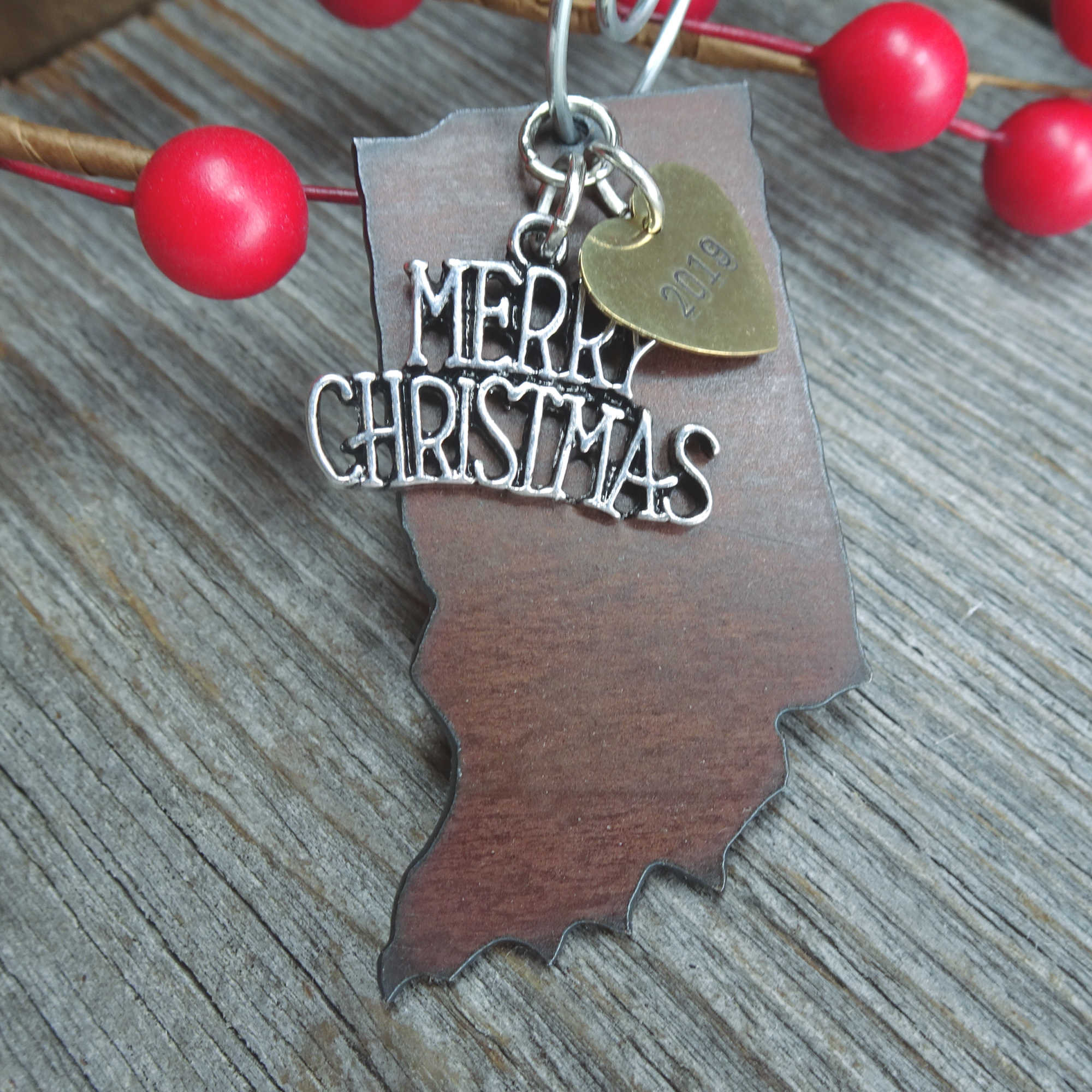 INDIANA Christmas Ornament 2021 Christmas Gift Indiana Etsy