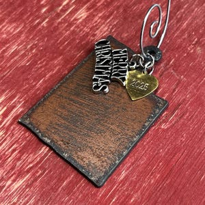 2025 UTAH Christmas Ornament Utah Gift Utah Souvenir Utah Ornament Custom Wedding Favor Bridesmaids Personalized Gifts Hostess Gift SMALL