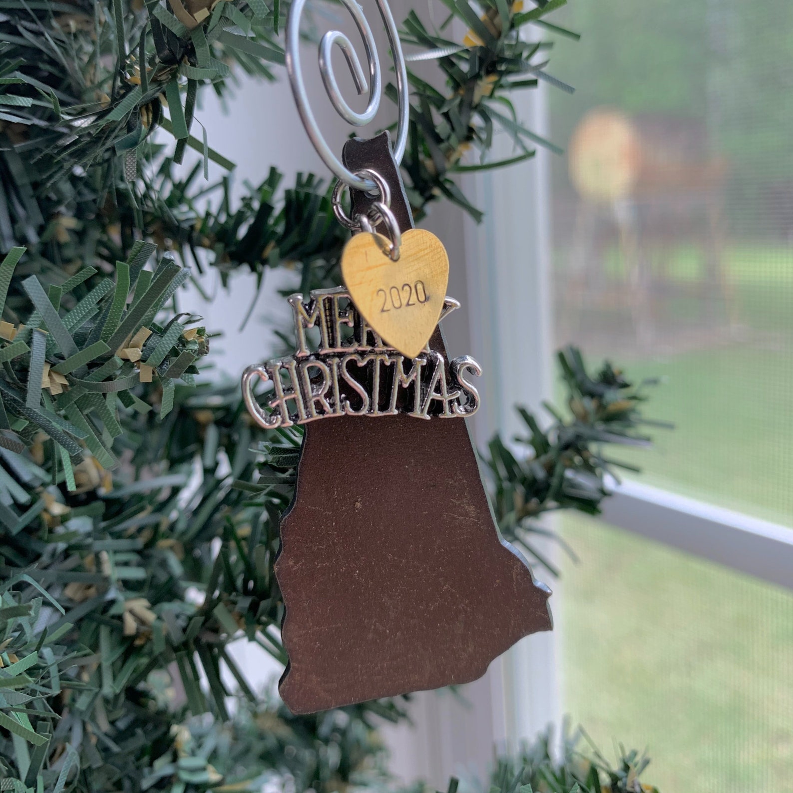 NEW HAMPSHIRE Christmas Ornament SMALL 2 New Hampshire Etsy