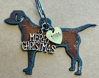 Labrador Retriever Christmas Ornament Pointer Ornament Labrador Retriever Gifts for Dog Lovers Family Pet Loss Pet Memorial Gift for Owner