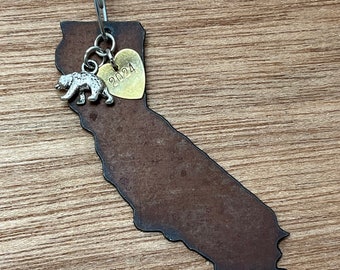 2024 CALIFORNIA Christmas Ornament California Gift California Souvenir Bear Personalized Gifts Custom Wedding Party Favor Travel LARGE