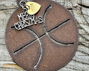 2024 Basketball Ornament Basketball Mom Gift Basketball Coach Gift for Her Gift for Girls Christmas Stocking Stuffer LARGE