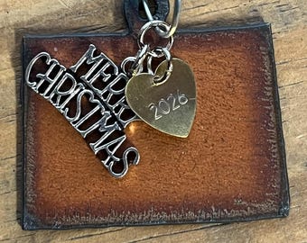 COLORADO Christmas Ornament, Personalized COLORADO State Ornament, Custom Souvenir Gift, Dated 2026 Ornament, Small