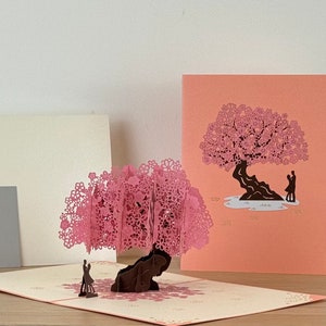 Cartão pop-up de aniversário, borboleta, natureza, animal, presente, saudação, obrigado