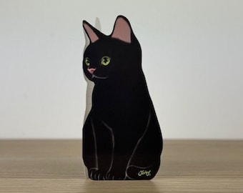 Cat Pop Up 3D Card Greeting Card with Cute Standing Animals for Birthday Celebrations