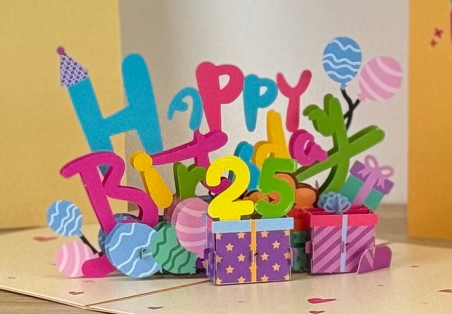 Biglietto di auguri per 6° compleanno per bambina, biglietto di auguri per figlia di sei
