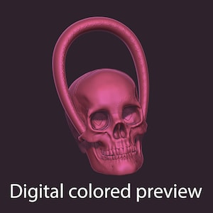Totenkopf Tasche Geldbörse für Puppe BJD Monster Rainbow Shadow High stl 3d print Datei