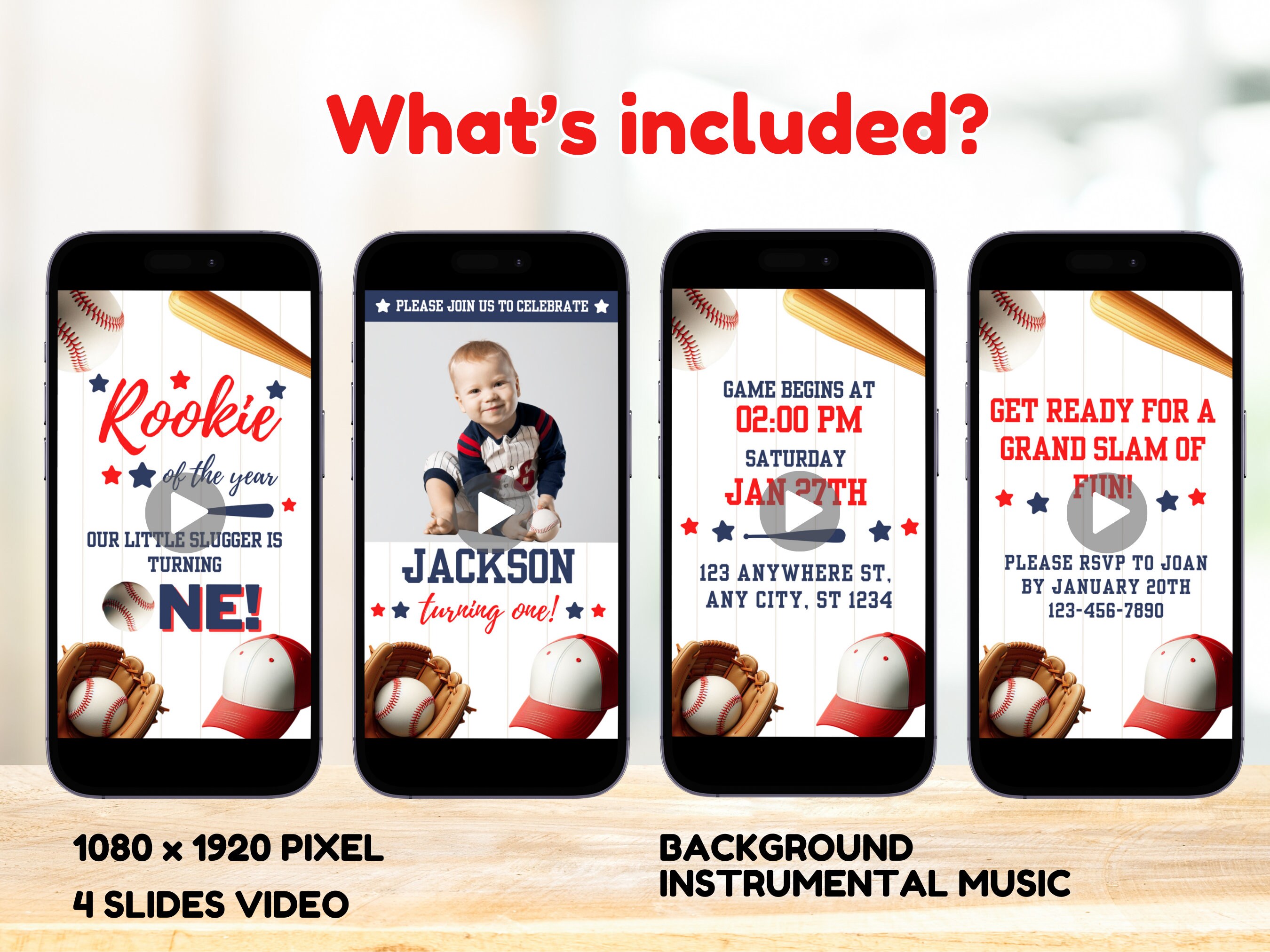 Baseball Birthday, Baseball, Birthday Video, Baseball Party, Animated ...