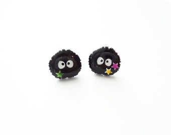 susuwatari stud earrings.