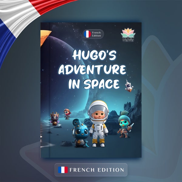 Livre d'histoire personnalisé Livre pour enfants Illustration Livre pour bébé Aventure dans l'espace Livres d'activités pour enfants