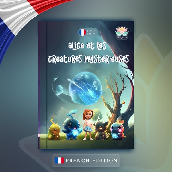 Livre personnalisé pour enfants, créatures mystérieuses, enfants 2+, livre avec 28 pages, animaux, cadeau d'anniversaire pour enfants