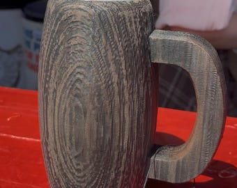 Renaissance Faire Tankard Koozie Wood Grain 25oz Can Cooler Medieval LARP