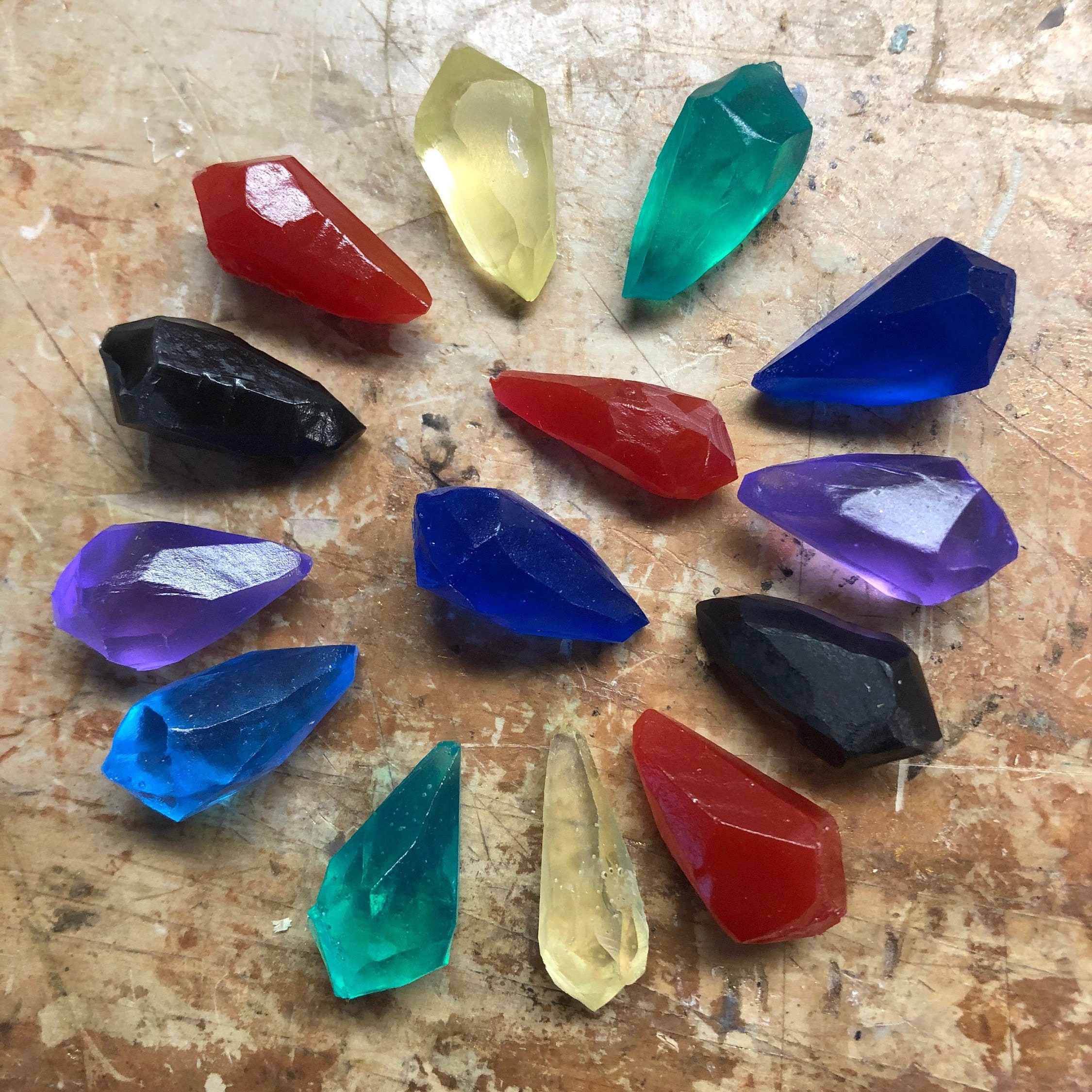 Colorful Kyber Crystals for Cosplay Healing Jewelry Etsy Canada