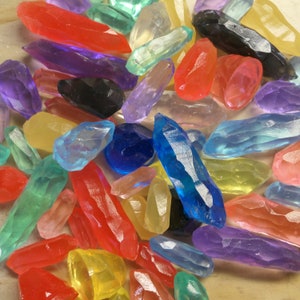 Colorful Kyber Crystals - For Cosplay Healing, Jewelry, Crafts, Jedi Stuff
