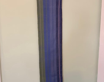 Lavender stripes scarf