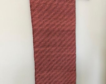 Brown and pink tencel scarf
