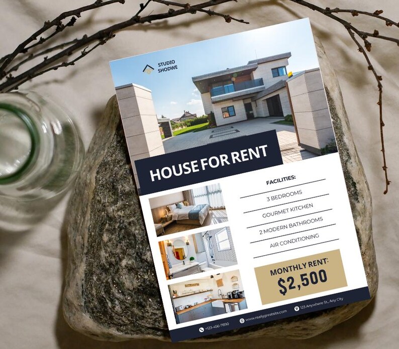 House for Rent Flyer, for Rent Flyer, House for Rent Advertisement ...