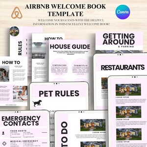 Paquete completo de bienvenida de Airbnb, Guía para anfitriones y huéspedes, Elementos esenciales para la estancia, Carta de bienvenida para las vacaciones, Presentación esencial del cliente