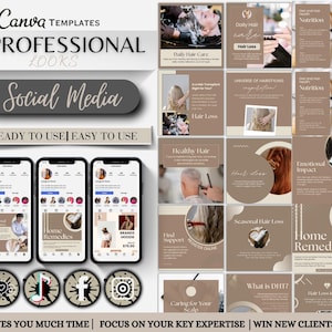 Hair stylist Instagram Post Template | Hair Beauty Salon Social Media | Hair care Business Wig Instagram Template, Hairstylist Template