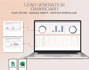 Modèle CRM Gestion de la relation client CRM Tracker Tableau de bord CRM Sales Crm Tableur Suivez les clients et les prospects dans une feuille de calcul