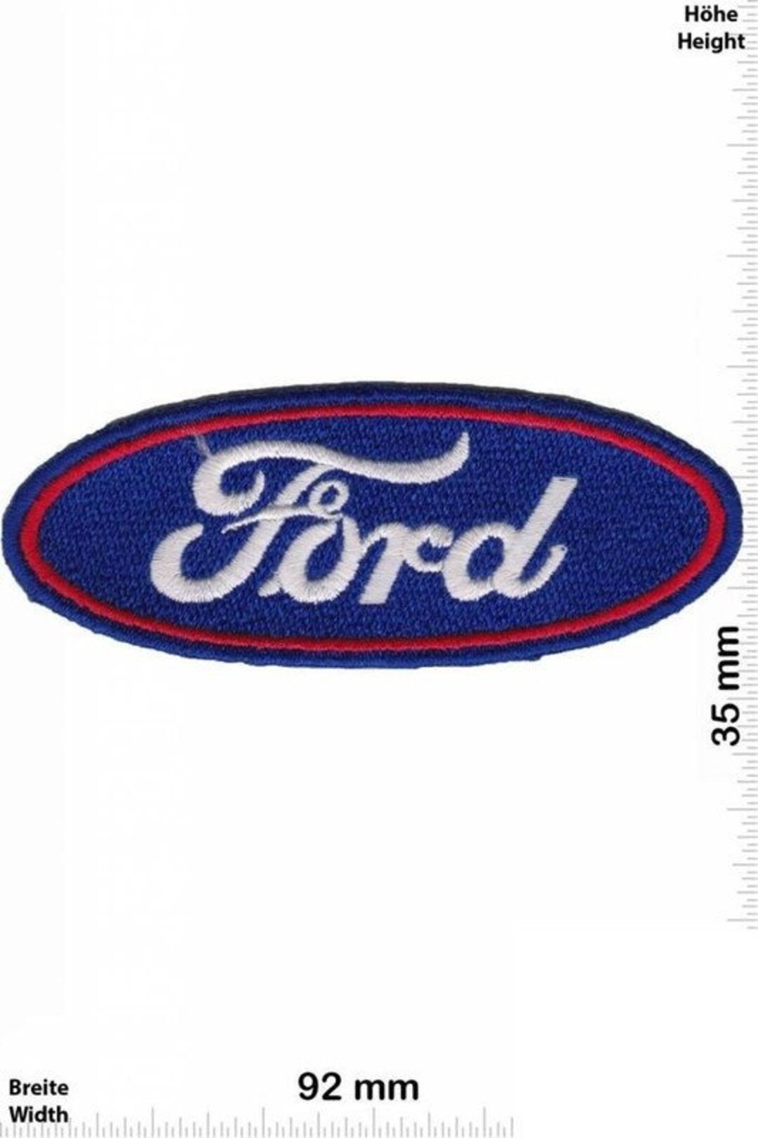 Ford Logo Blue Long Embroidered Patch Badge Applique Iron On - Etsy