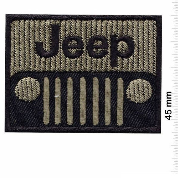 Jeep Car écusson brodé mauve applique thermocollante