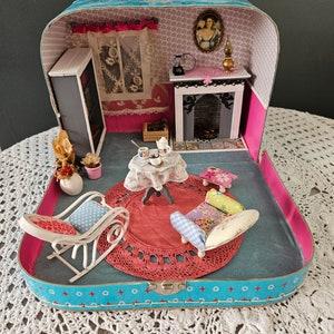 Salon miniature dans une valisette image 9