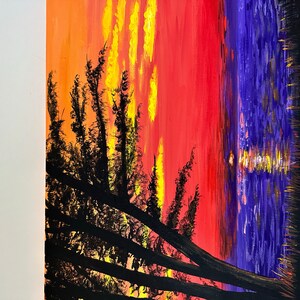 Couche de soleil acrylique image 2