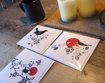 Bird Cards collection x 3