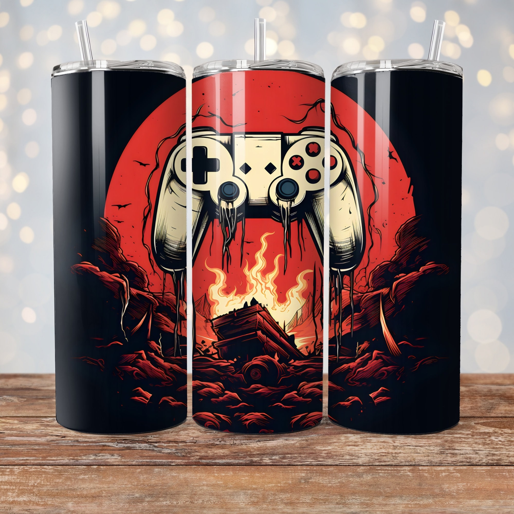 110+ Gamer Tumbler Wrap Bundle, 3D Game Controller Tumbler Wrap, Video ...