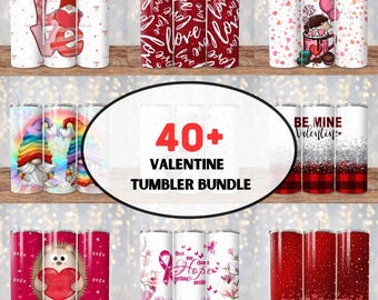 40+ Valentines Day Tumbler Wrap Bundle, Valentine Sublimation, Valentines Tumbler, Valentines Sublimation Designs, Valentine Tumbler PNG