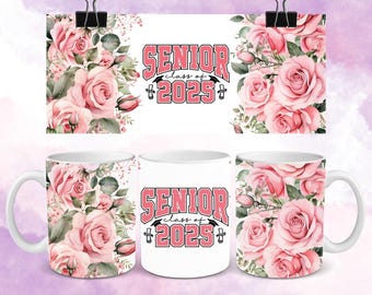 Emballage pour tasse diplômé 2025, 11 oz, modèle d'emballage de tasse 15 oz, conception de tasse de finissants, tasse diplômé 2024, tasse cadeau de remise des diplômes, tasse diplômé 2025