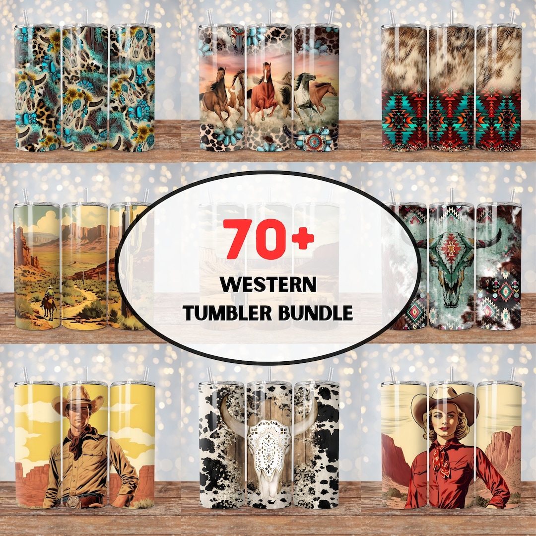 70+ Western Tumbler Wrap Bundle, Western Designs PNG, Tumbler Designs ...