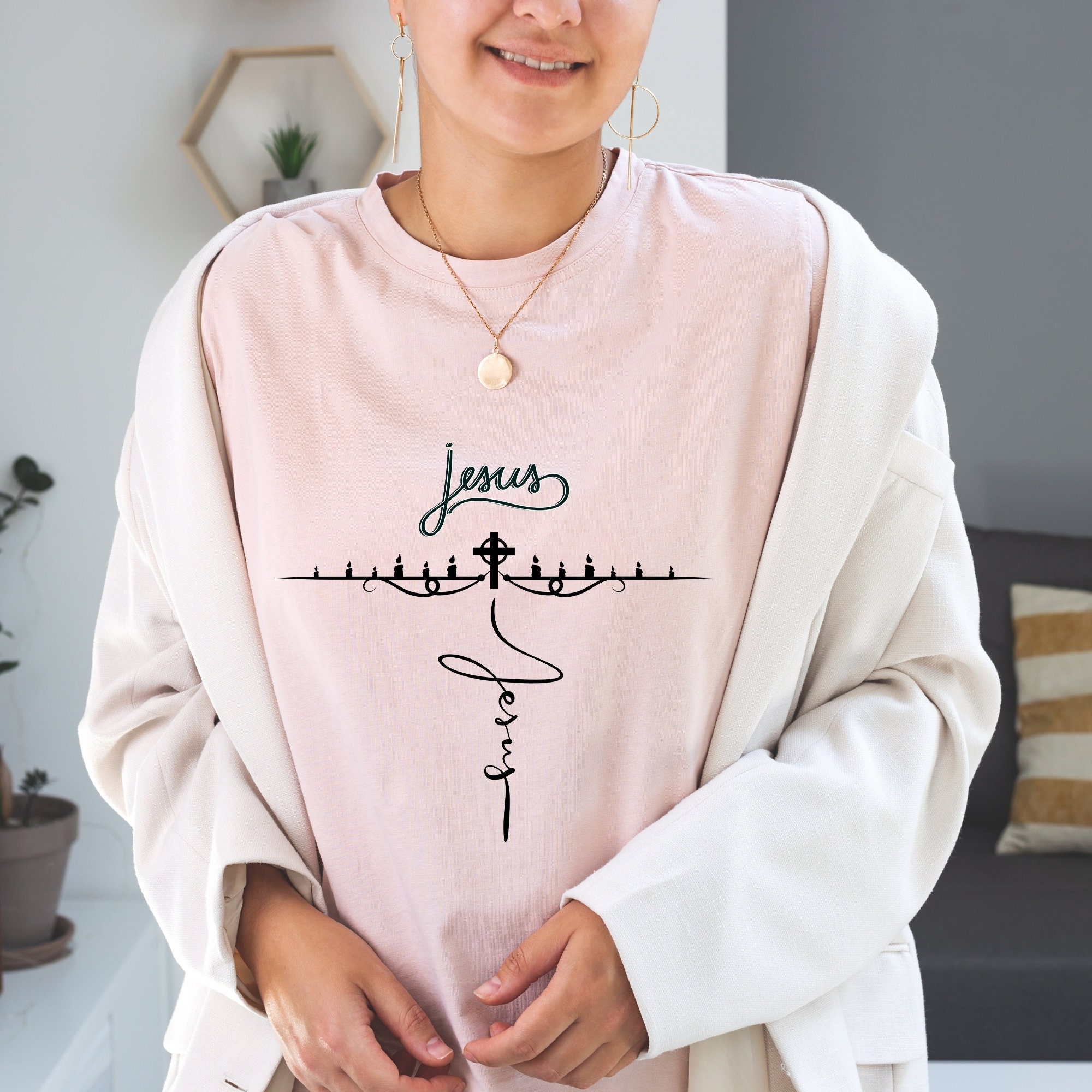 Cross Jesus SVG-PNG, Christian Shirt Svg, Jesus Christ Svg, Faith Svg ...