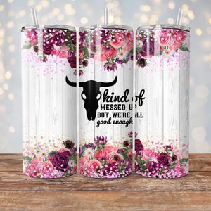 Watercolor Cowboy Tumbler Wrap: Western Sublimation Design (PNG Download)