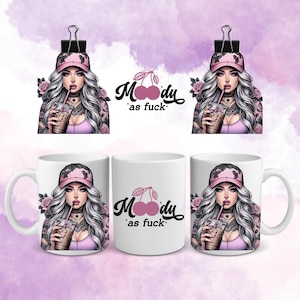 Sarcastic Mug Wrap Funny Quote Mug Wrap Sublimation Sarcastic Design Coffee Mug Sublimation 11oz 15oz Coffee Cup Wrap PNG Digital Download